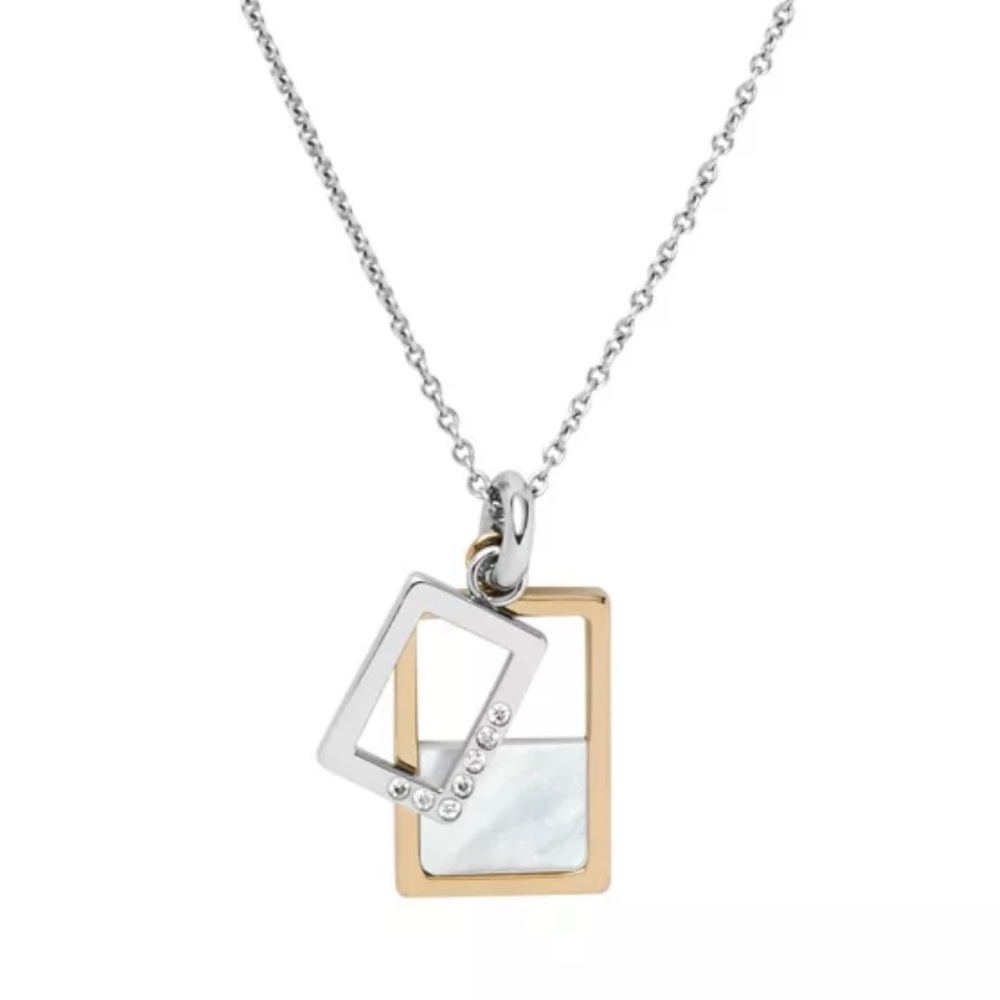 Skagen Women Necklace Stainless Steel Bicolor Agnethe
